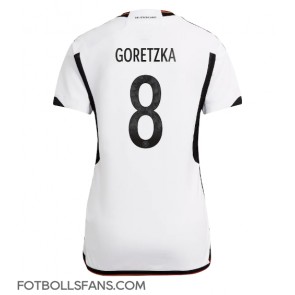 Tyskland Leon Goretzka #8 Replika Hemmatröja Damer VM 2022 Kortärmad